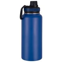Coupe d'eau en acier inoxydable 32 oz réutilisable / vide isolé pour les activités de plein air bleu