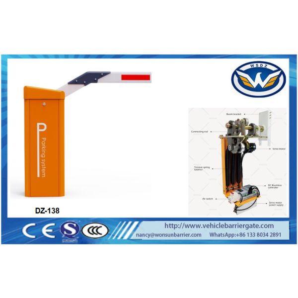 0.6sec 24Vサーボ モーターIP65を搭載する高速サーボ モーター リモート・コントロール駐車場の自動交通障壁のゲート