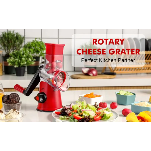 Green Rotary Cheese Grater The Perfect Addition to Any Kitchen for Shredding Vegetables