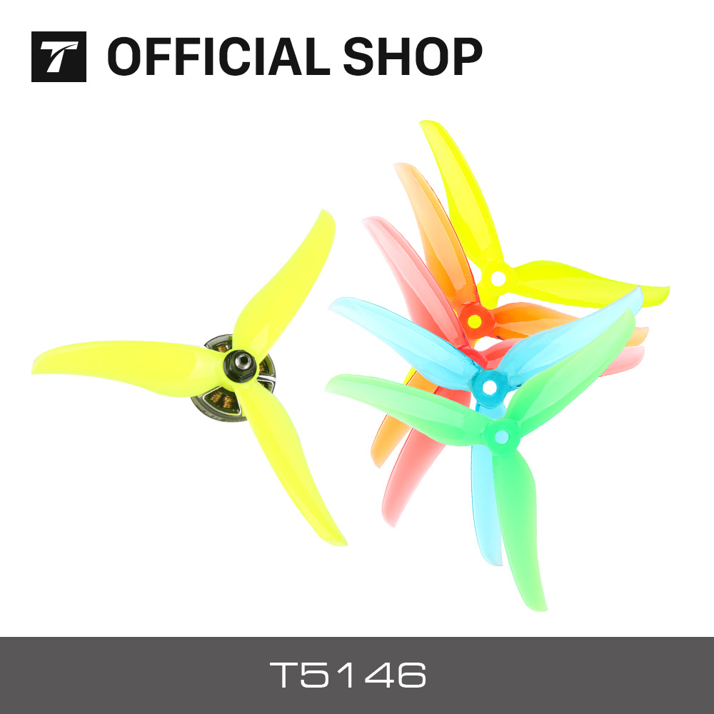 T-Hobby T5146 Mini Drone Spare Parts 4pcs Propel Rc Helicopter With Lipo Battery Power Fpv Quadcopter Aircraft