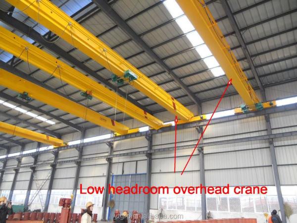 ODM 1 Ton Travelling Bridge Single Girder Overhead Crane with 3m-16m span