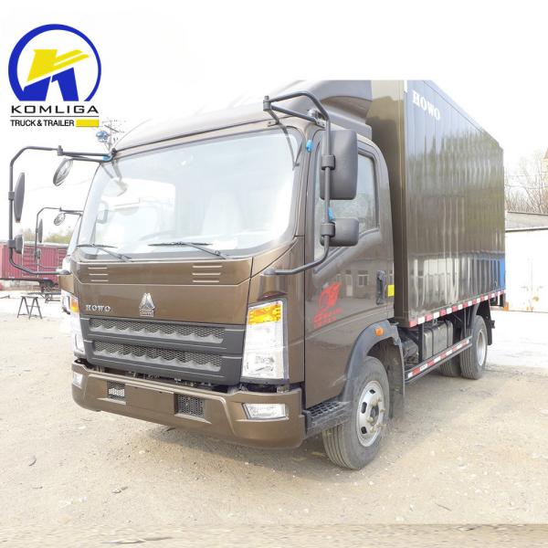 Sinotruk HOWO Hohan Cdw 4X2 Mini Van Box Cargo camión de 3 toneladas para 150 caballos de fuerza