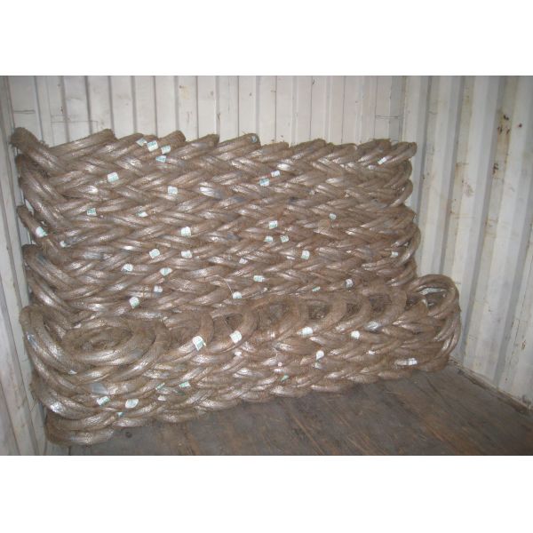 Провод оцинкованной стали К195, серебряная сетка сплетя гальванизированную бандажную проволоку