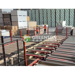 Full-Automatic Thermoplastic Packing Machine with PLC Control for 600*600 Gypsum Board Lamination