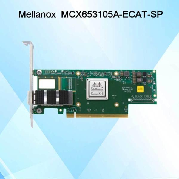 Single Port 100Gb Mellanox Network Card Nic MCX653105A-ECAT-SP ConnectX-6