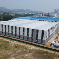 Prefab Steel Warehouse with Overhead Crane Q235B Q355B