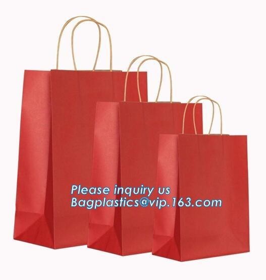paper carrier bags wholesale paper bags with ribbon handle,Portable paper single