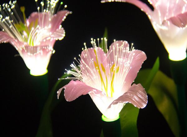 LED Fiber Optic Lily Lights Wedding Decorative Lights Park Scenic Spots Beautiful And Bright Decorative Lights