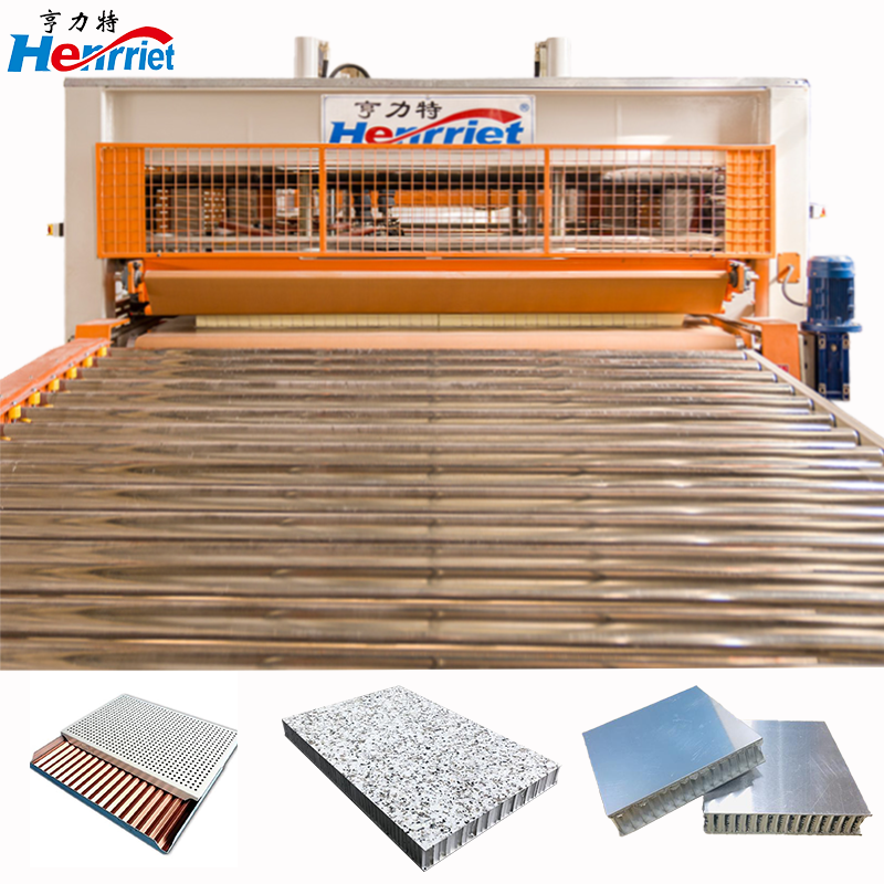 80T Automatic conveyor line for hot press machines producing aluminum honeycomb aluminum-plastic veneers buckle panels