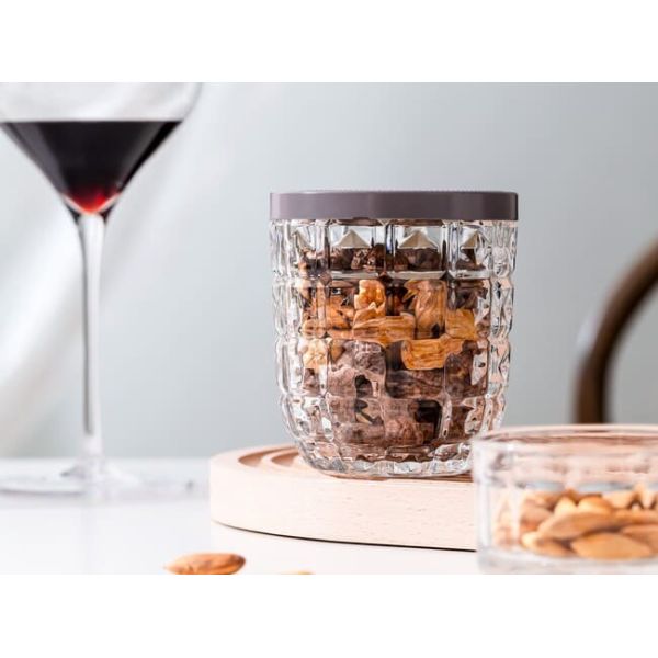 315ml Clear Storage Canister Multipurpose 11oz Small Glass Candle Cups