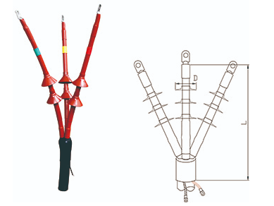 Терминация теплового сокращения для кабелей до 42 кВ