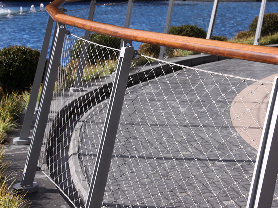 7*7 Wire Rope Stainless Steel Anti Corrosion Cable Rope Mesh For Bridge Safety Net