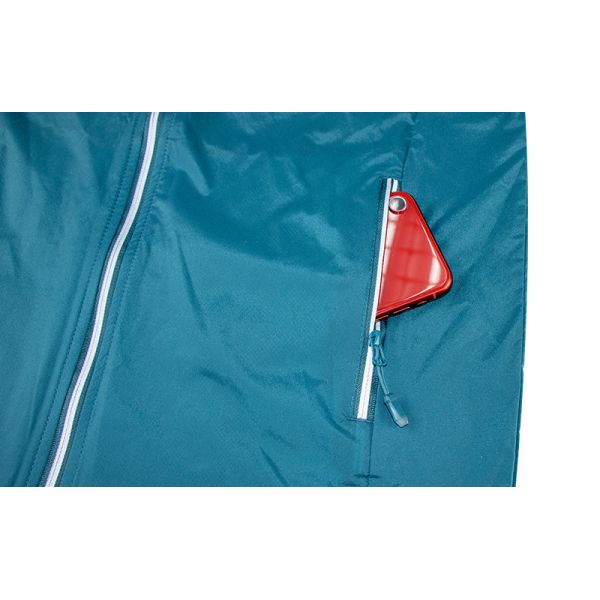 Womens 100% Recycled Polyester Sports Rain Jacket Sunproof