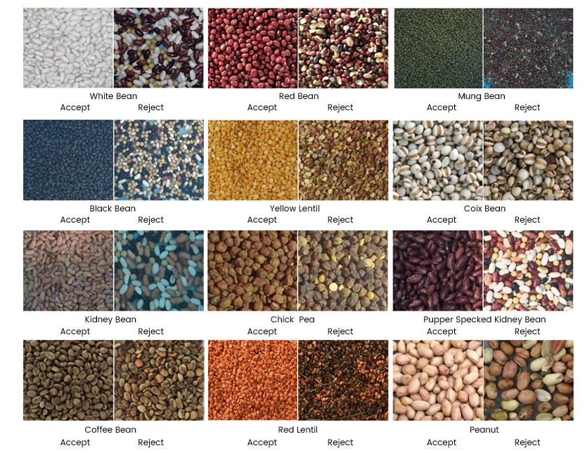 Wenyao  Newest Technology Lentils Color Sorter Sorting Machine For Grain Processing Plant