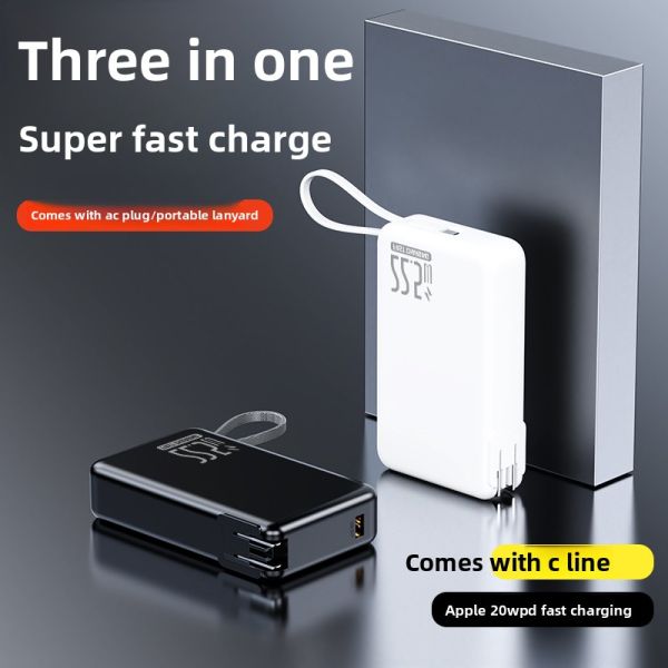 Never Run Out of Battery AC Plug Power Bank 385g / 22.5W Onput