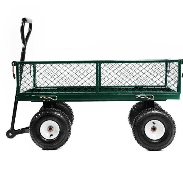 Outdoor Portable Collapsible Garden Wagon Multi-Functional Collapsible Garden Trolley