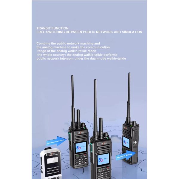 Mstar M100 Plus License Free Walkie Talkie UHF Frequency Long Range Handheld Two Way Radio
