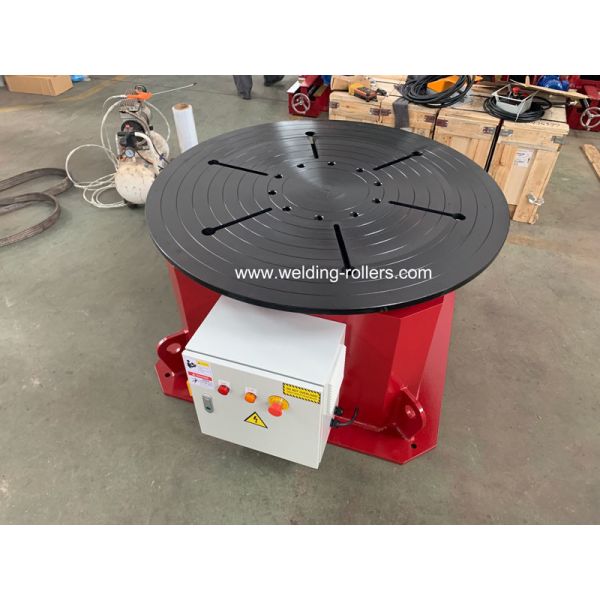 30T Welding Positioner Turntable With Hand Control Box Rotary With Fast Rotation Speed