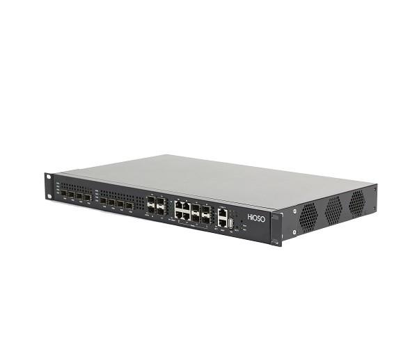HiOSO FTTH  EPON OLT 8 PON OLT 4SFP GE 4 Combo Dual Power Supply Support Other Brand ONU ONT