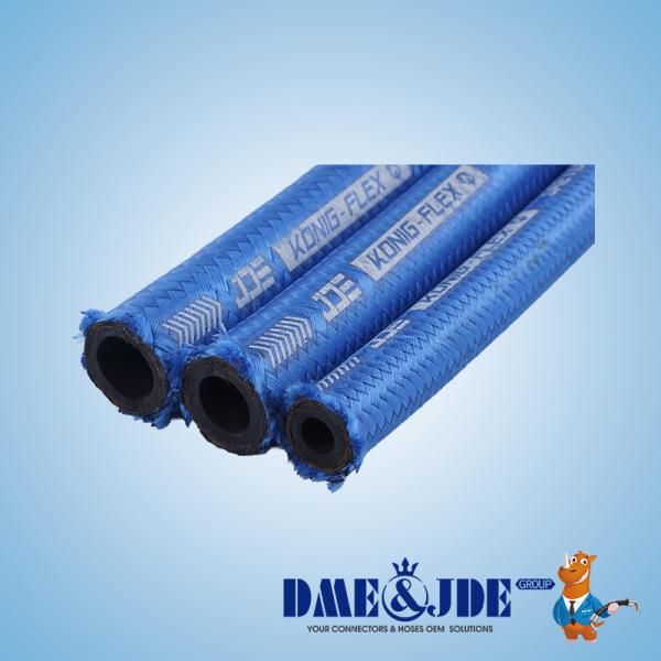 Wire Steel Braided Hydraulic Hose Exact Flex Series Rubber Hose Hydraulic 2 Layers