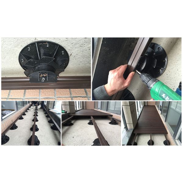 Подвальные принадлежности Everjade Регулируемые поднятые напольные покрытия плитки Подпорные постаменты