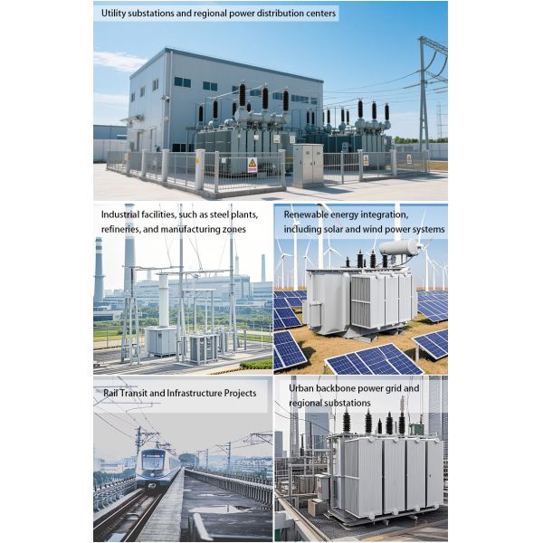 35KV Three Phase Power Transformer Variable Voltage Oil Immersed Transformer 1000KVA 1600KVA