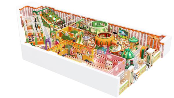 Custom Safe Indoor Playground Set - Colorful Kids Play Equipment For Home