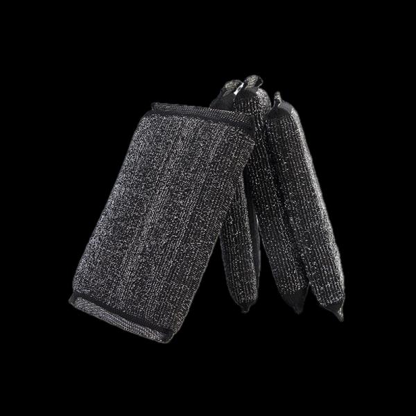Steel Wool Cleaning Sponges Deep Clean Cookware, Remove Rust Stubborn Stains Dishwasher Safe