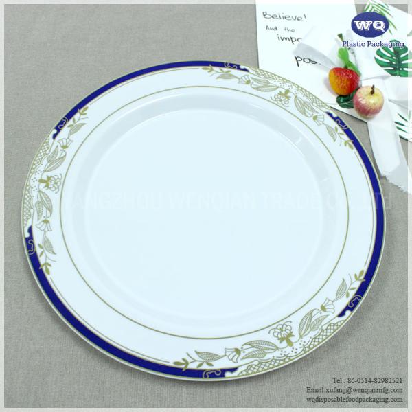 7.5 Inch/10 Inch Disposable Plastic Dinner Plate,High Heat Resistant Wholesale Plate,Round Plate For Dinner
