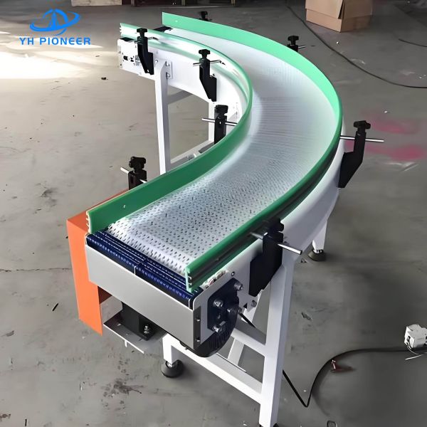 Настраиваемая стальная рамка с поворотной конвейерной цепью с материалом POM Belt