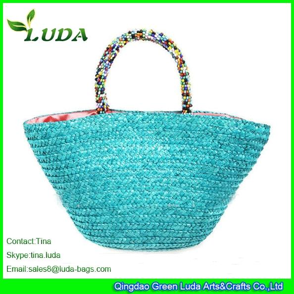 LUDA Fashion Straw Bags Wheat Straw Women Bags