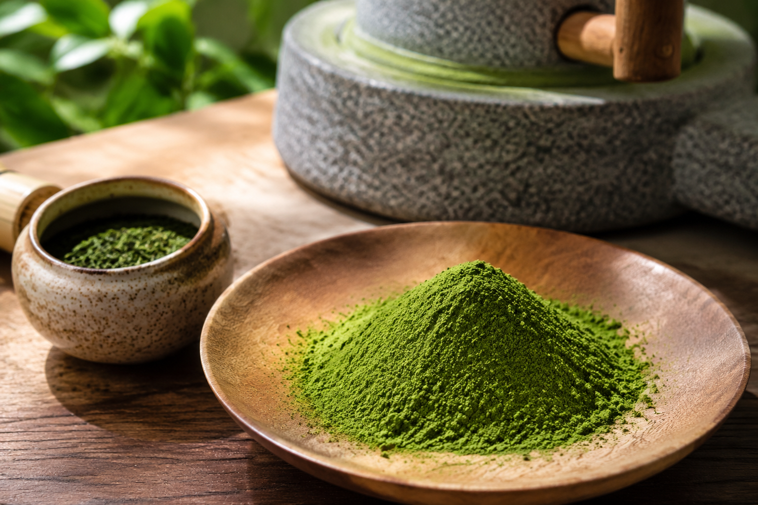 Mountain-Grown Steamed Pure Natural Chinese Tencha Green Tea Leaves De-veined Raw Material for Fresh Matcha Grinding