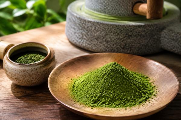 Mountain-Grown Steamed Pure Natural Chinese Tencha Green Tea Leaves De-veined Raw Material for Fresh Matcha Grinding