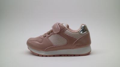 Leather / Synthetic Kids Sneaker Shoes Comfortable Fashionable With Textile Lining