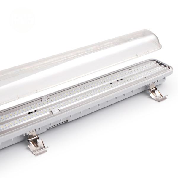 IP67  6000K LED Tri Proof Light 60W  6600Lm Dust Proof Led Lights 50-60 HZ