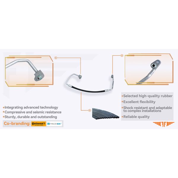 Toyota Corolla 88703-12830 Car AC Discharge Pipe Fits For 07-15 1.6 1.8L