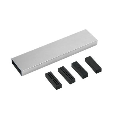 High Stability 304 Stainless Steel Pipe For Plc Fiber Splitter Size 4x12x80mm