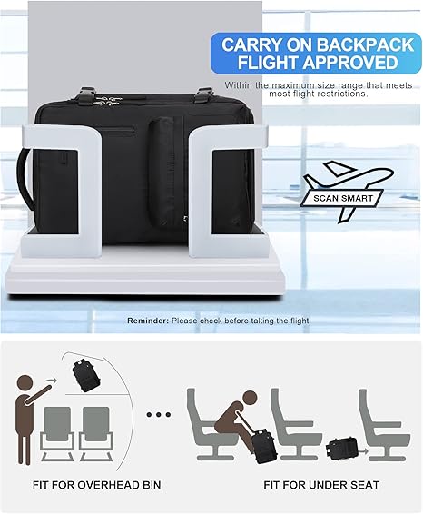 Carry on Backpack Large Travel Backpack for Women Men Airline Approved Gym Backpack Business Laptop