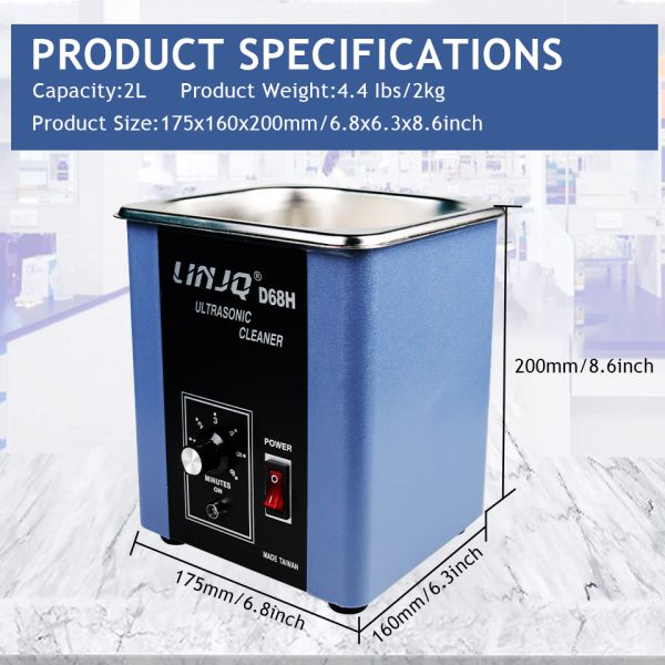 Машины чистки ювелирных изделий Д68Х с машиной корзины ультразвуковой для украшений
