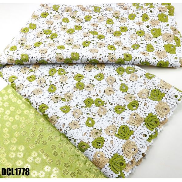 guipure lace african attire soft and nice silk african design for lady bridal lace wedding dress embroidery indonesia  fabric
