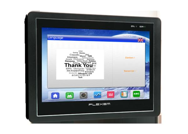 ABS Shell Industrial Pc Touch Screen / 7 Inch Resistive Touch Panel 800×480