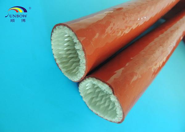 Flame Retardant Fireproof Sleeve Fireproof fiberglass sleeving coated silicone rubber