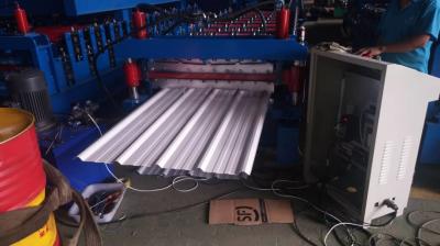 Rolo azul da folha que forma medidores da máquina 15/minuto 5.5kw 3 toneladas de baixo nível de ruído