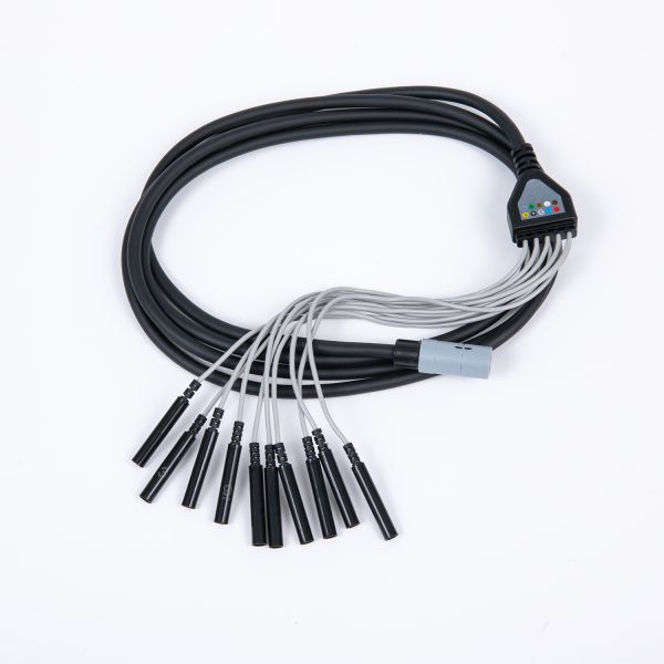 Medical Grade TPU and Biocompatible Silicone Wire Harness Cable Assembly with Overmolded Connector