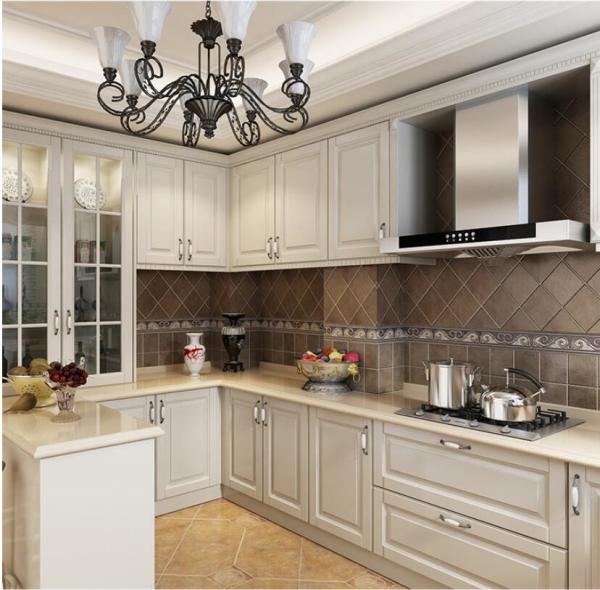 3000mm Solid Wood Kitchen Cabinets