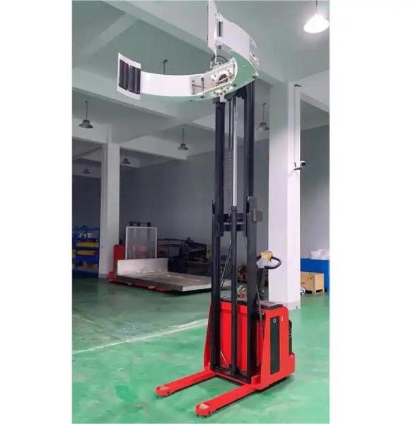 Rotating 180 360 degrees Full Electric Clamp Electric Stacker 1000kg 1500mm with Paper Roll Clamp