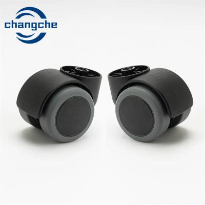 Nylon 31mm Wheel Diameter Office Chair Castor Wheels Grip Ring Stem