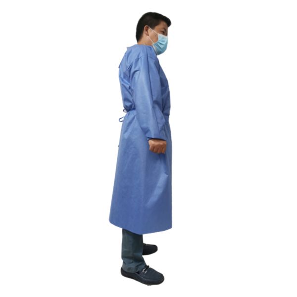 Custom Disposable Sterile Medical Surgical Hospital Gowns Waterproof SMS Protective Clothing