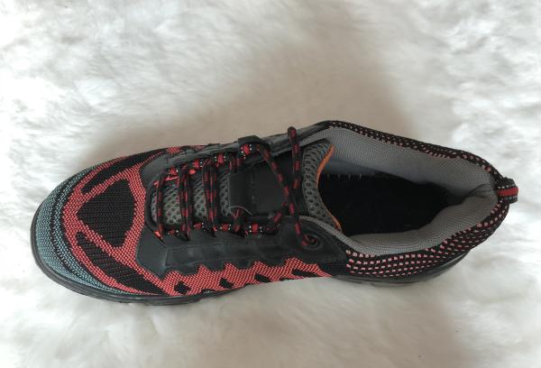 Flying Fabric Upper Work Safety Shoes Breathable / Durable For Automobile