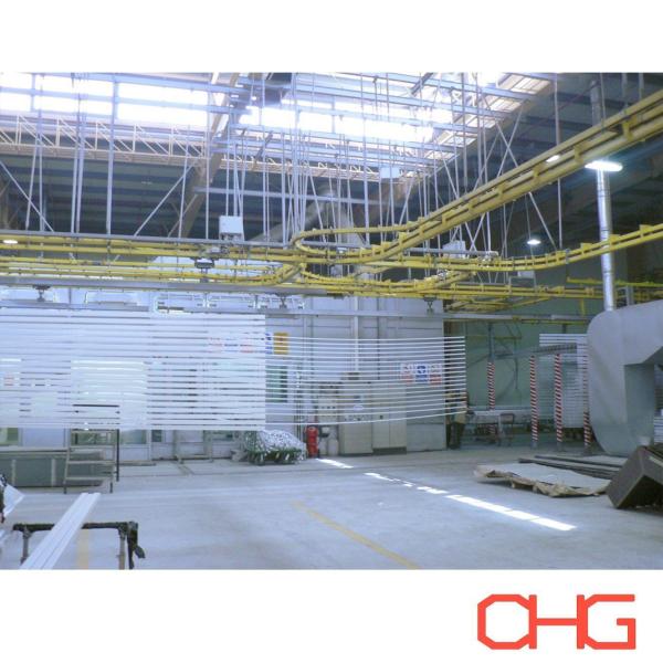 Customized Aluminum Profile Powder Coating Production Line With PLC Control Unit